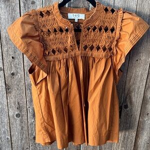 Sea New York Women's Rust Blouse